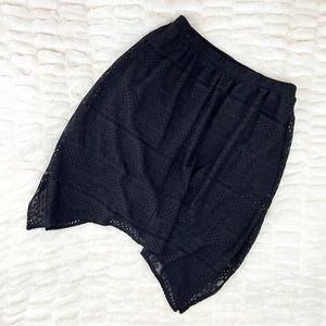 Maurices black asymmetrical skirt - Size XL